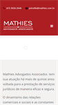 Mobile Screenshot of mathies.com.br